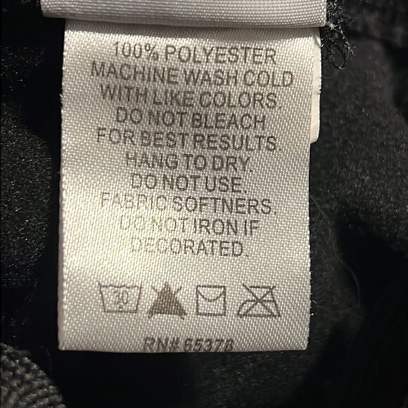 Augusta Sportswear Pants Girl’s Small Black Silver Stripe Aurora Flair Zippered - Picture 7 of 7